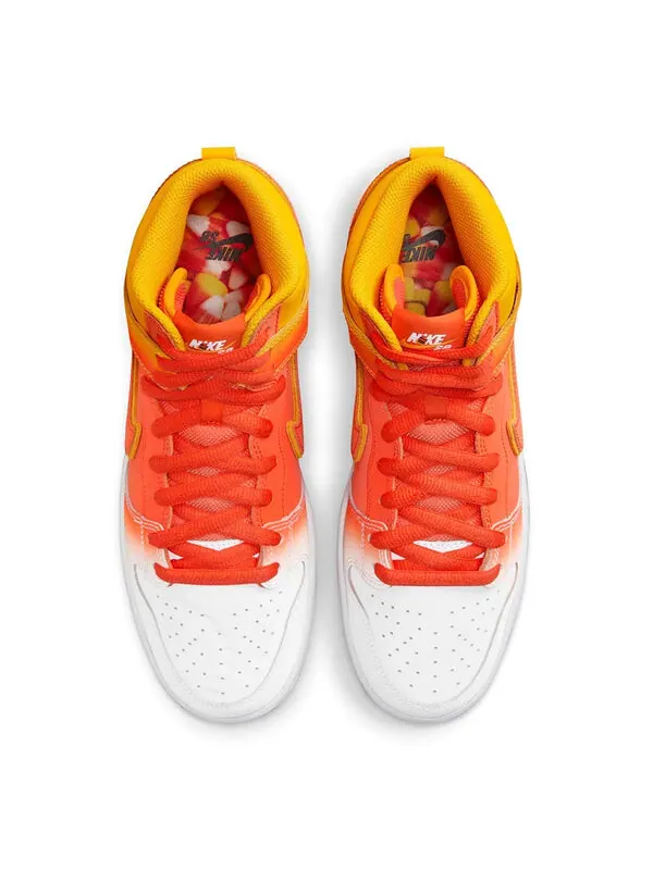 Кроссовки sb dunk high 'sweet tooth' Nike — изображение 2 из 4, оранжевый-белый-черный