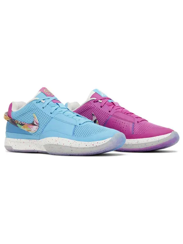 Кроссовки ja 1 'eybl - blue fuchsia mismatch' Nike — изображение 3 из 4, мульти-/мульти