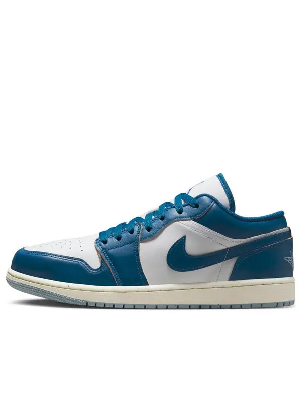 Кроссовки 1 low se Air Jordan — изображение 1 из 4, белый/синий/синий серый