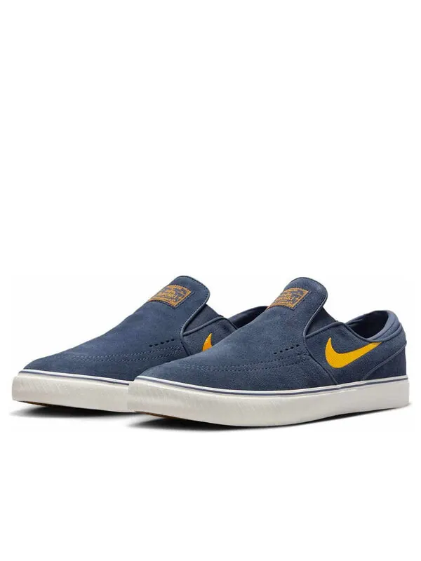 Кроссовки sb janoski+ slip 'thunder blue yellow' Nike — изображение 3 из 4, синий/синий//желтый