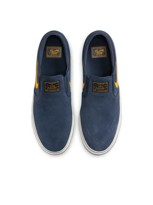 Кроссовки sb janoski+ slip 'thunder blue yellow' Nike — изображение 4 из 4, синий/синий//желтый