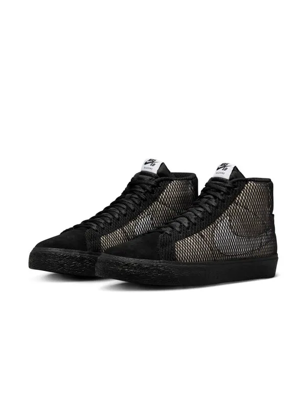 Кроссовки sb zoom blazer mid premium 'white black' Nike — изображение 3 из 4
