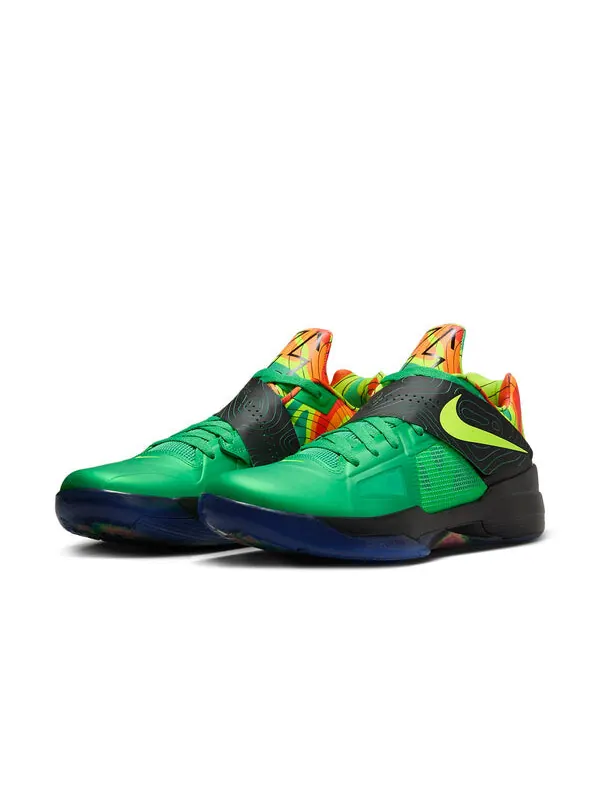 Кроссовки кд 4 Nike — изображение 3 из 4, зеленый/мульти