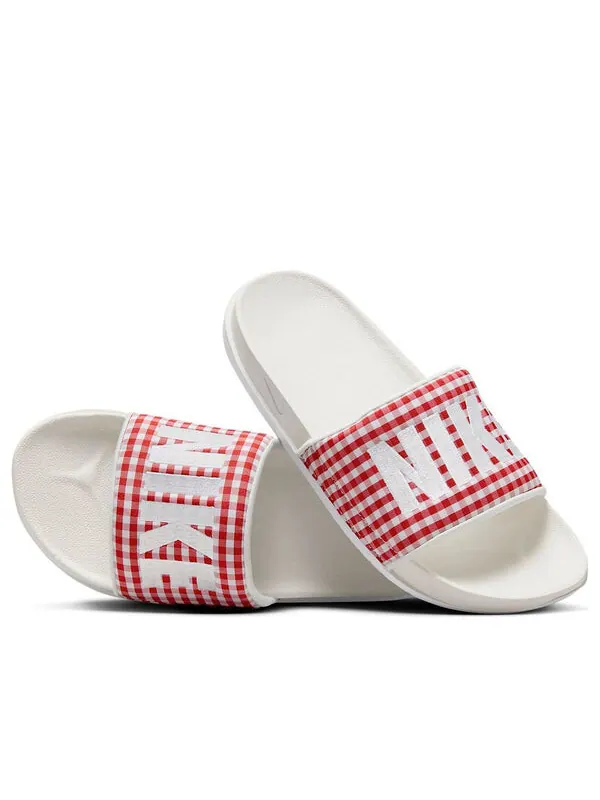 Кроссовки offcourt slide print Nike — изображение 1 из 4, красный//белый