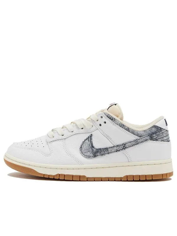 Кроссовки dunk low 'washed denim' Nike — изображение 1 из 4, белый/синий