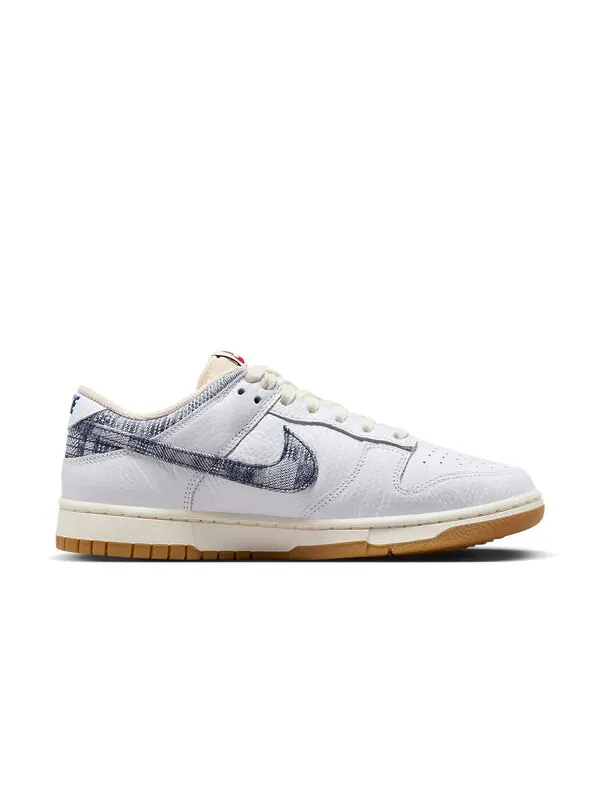 Кроссовки dunk low 'washed denim' Nike — изображение 3 из 4, белый/синий