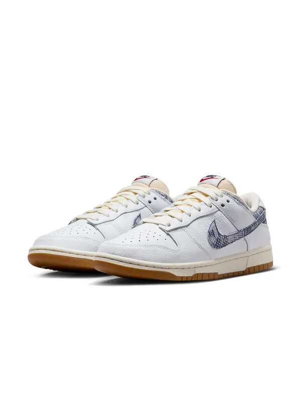 Кроссовки dunk low 'washed denim' Nike — изображение 4 из 4, белый/синий