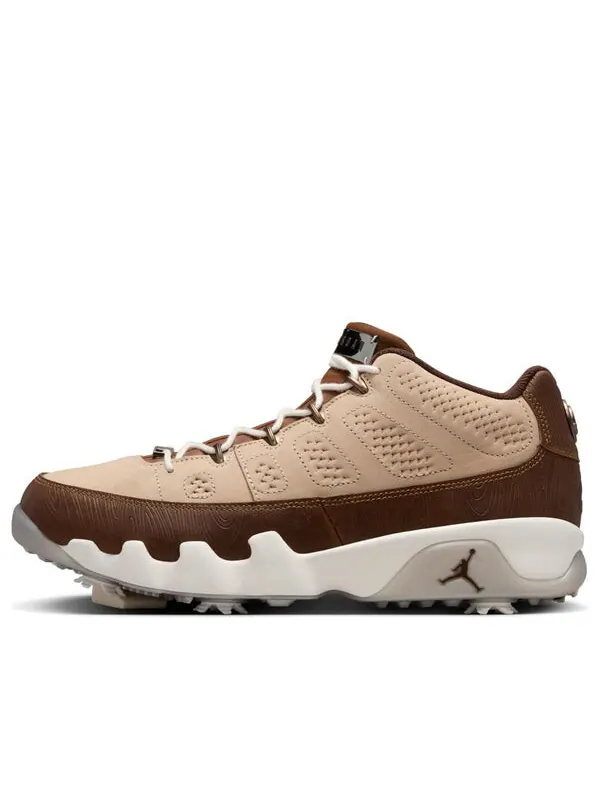 Кроссовки 9 retro low golf 'happy life wood woodgrain' Air Jordan — изображение 1 из 4, белый/светлый