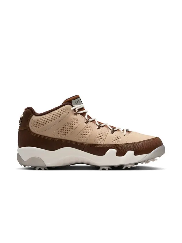 Кроссовки 9 retro low golf 'happy life wood woodgrain' Air Jordan — изображение 2 из 4, белый/светлый