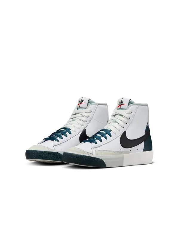 Кроссовки blazer mid '77 remix 'split white spruce' Nike — изображение 3 из 4, белый