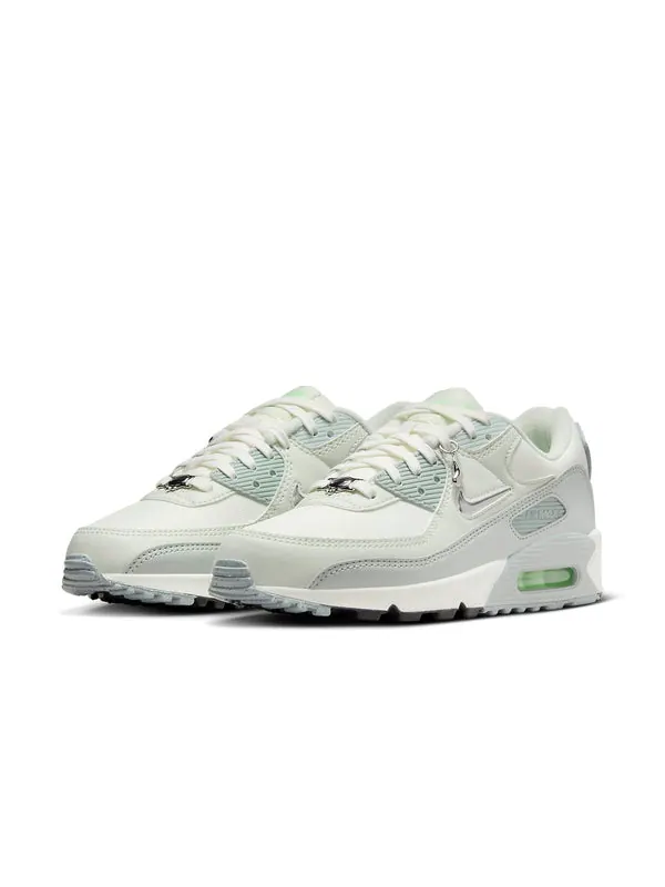 Кроссовки air max 90 se 'molten metal' Nike — изображение 3 из 4, металлик серебристый