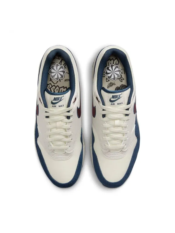 Кроссовки air max 1 'coconut milk burgundy crush' Nike — изображение 4 из 4, бордовый