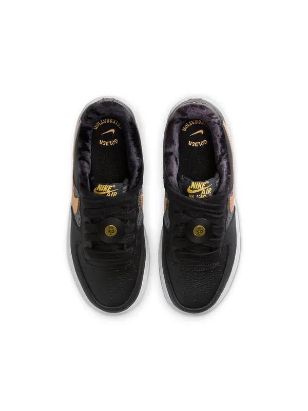 Кроссовки air force 1 low lv8 Nike — изображение 3 из 4, черный/золотистый-белый