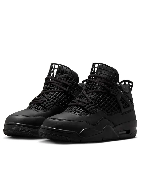 Кроссовки 4 retro Air Jordan — изображение 3 из 4, черный