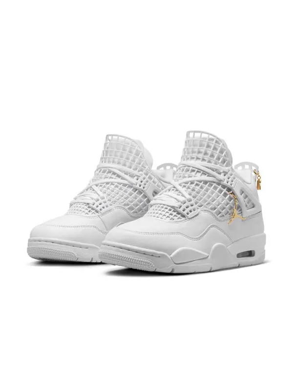 Кроссовки 4 retro 'net white' Air Jordan — изображение 3 из 4