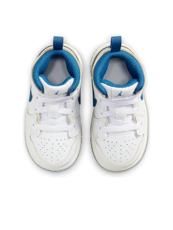 Кроссовки 1 mid se Air Jordan — изображение 4 из 4, белый