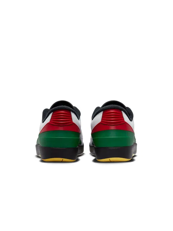 Кроссовки 2 низкие Air Jordan — изображение 4 из 4, белый/зеленый-красный