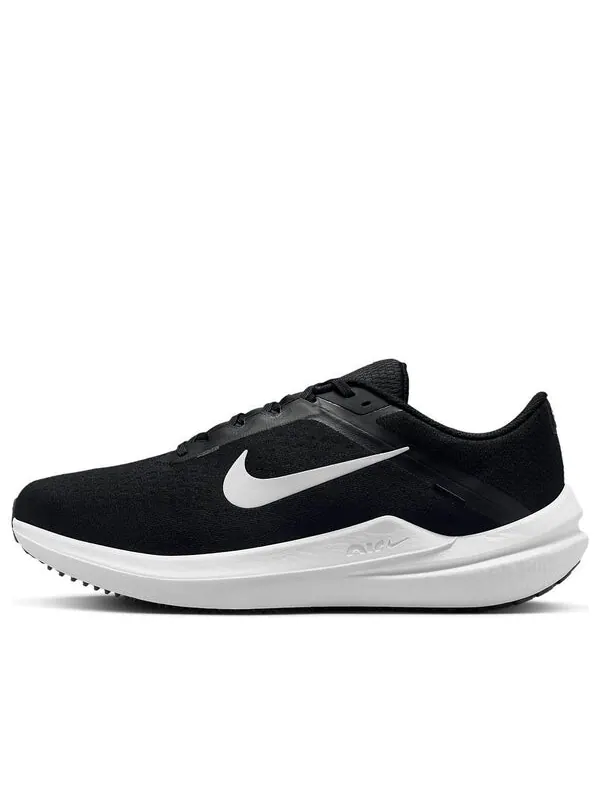 Кроссовки air zoom winflo 10 extra wide 'black white' Nike — изображение 1 из 4, черный/черный/белый