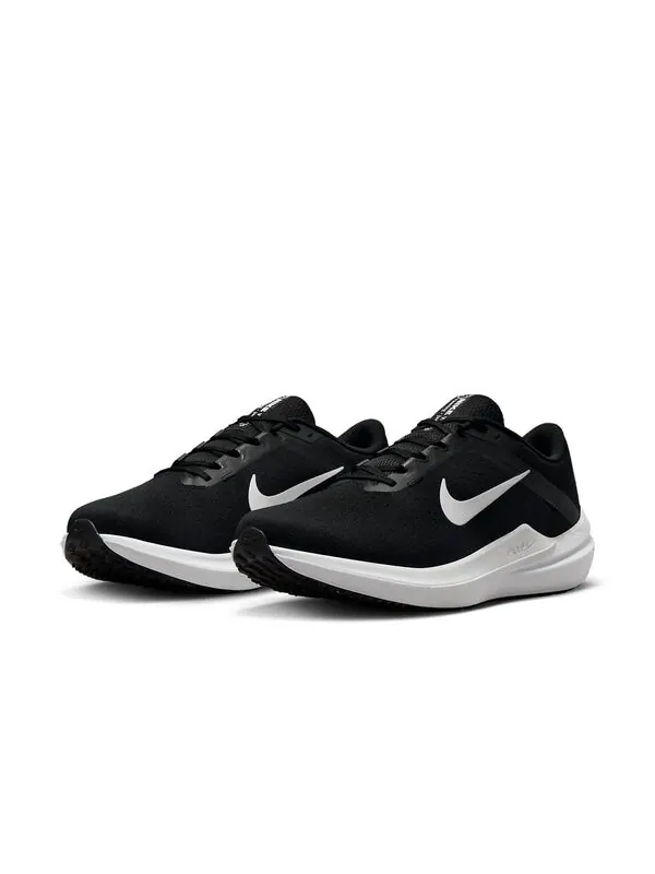 Кроссовки air zoom winflo 10 extra wide 'black white' Nike — изображение 3 из 4, черный/черный/белый