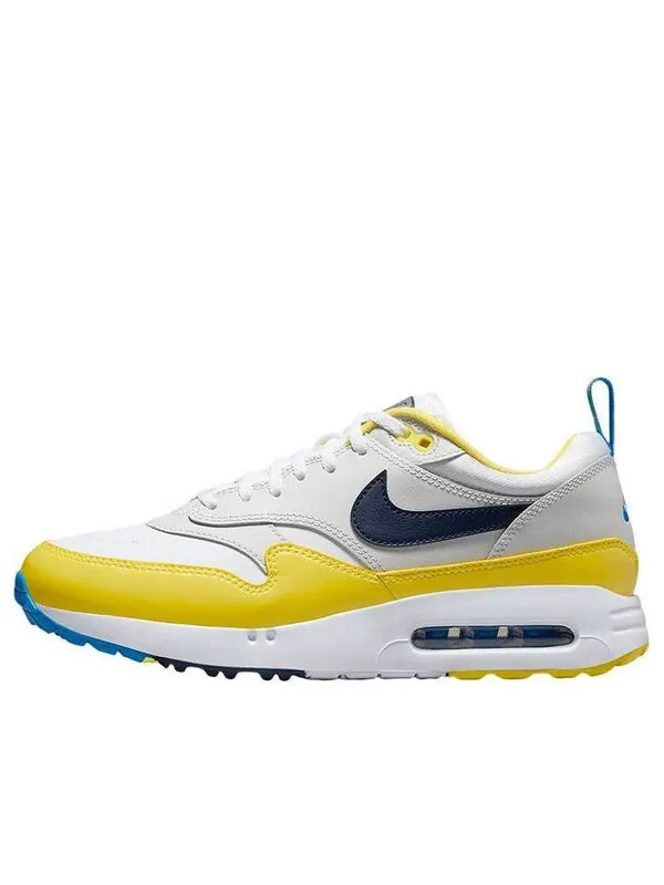Кроссовки Nike Air Max 1 '86 OG Golf 'Big Bubble 'Solheim Cup' — изображение 1 из 4, белый//желтый/синий