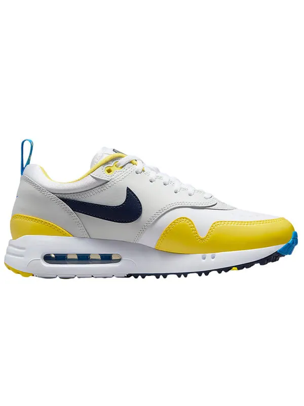 Кроссовки Nike Air Max 1 '86 OG Golf 'Big Bubble 'Solheim Cup' — изображение 2 из 4, белый//желтый/синий