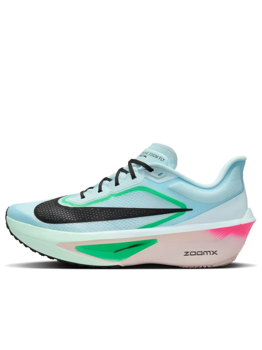 Кроссовки Nike Zoom Fly 6 'Glacier Ice Hyper Pink Green Shock Black' — изображение 1 из 6, зеленый