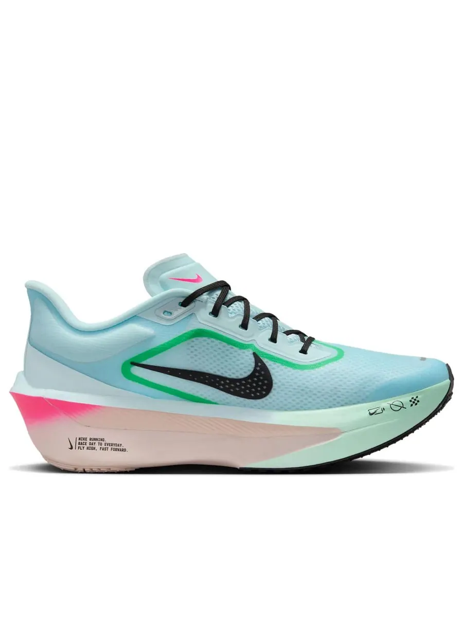 Кроссовки Nike Zoom Fly 6 'Glacier Ice Hyper Pink Green Shock Black' — изображение 6 из 6, зеленый
