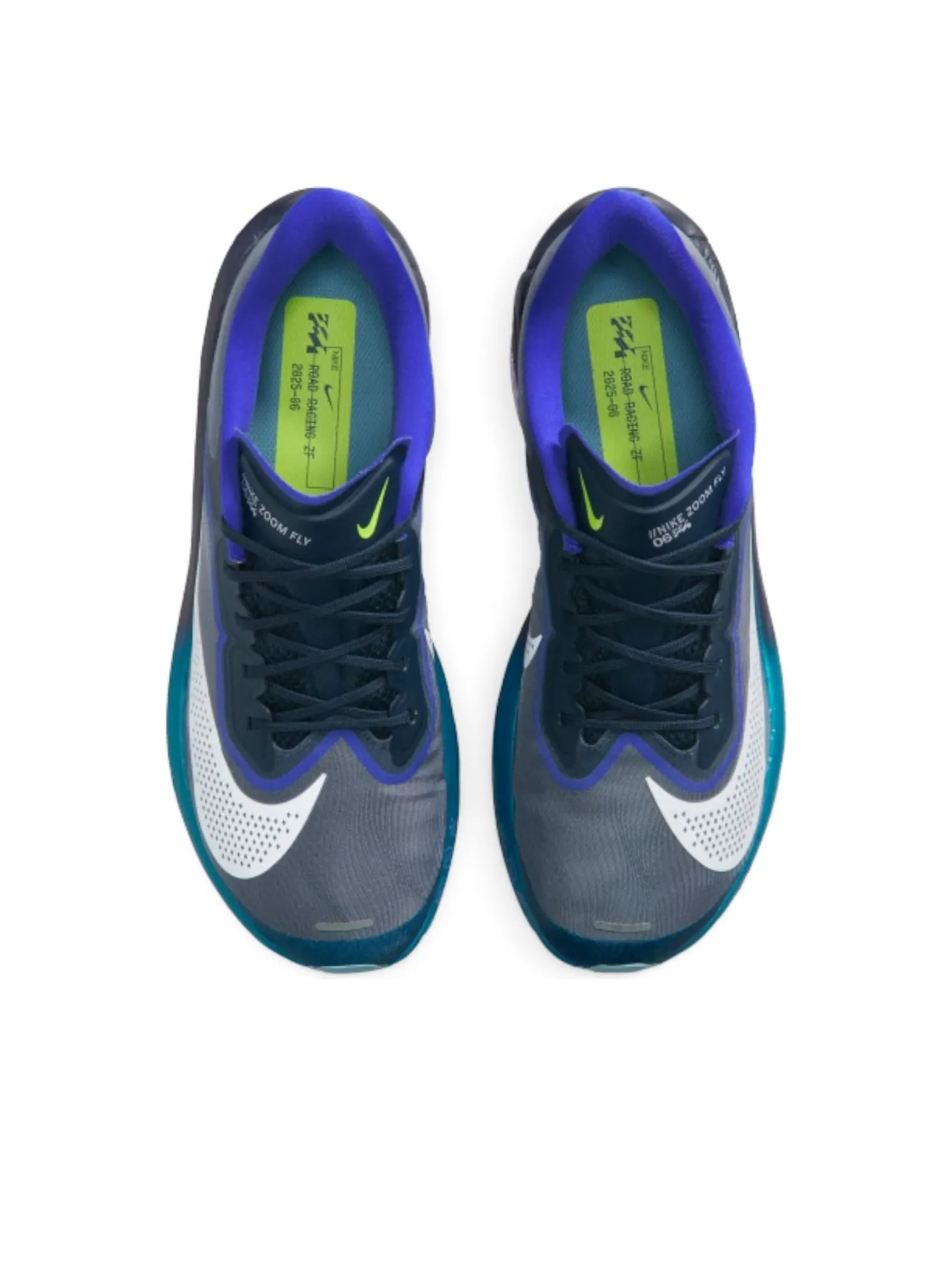 Кроссовки Nike Zoom Fly 6 'Obsidian White Persian Purple' — изображение 3 из 5, синий