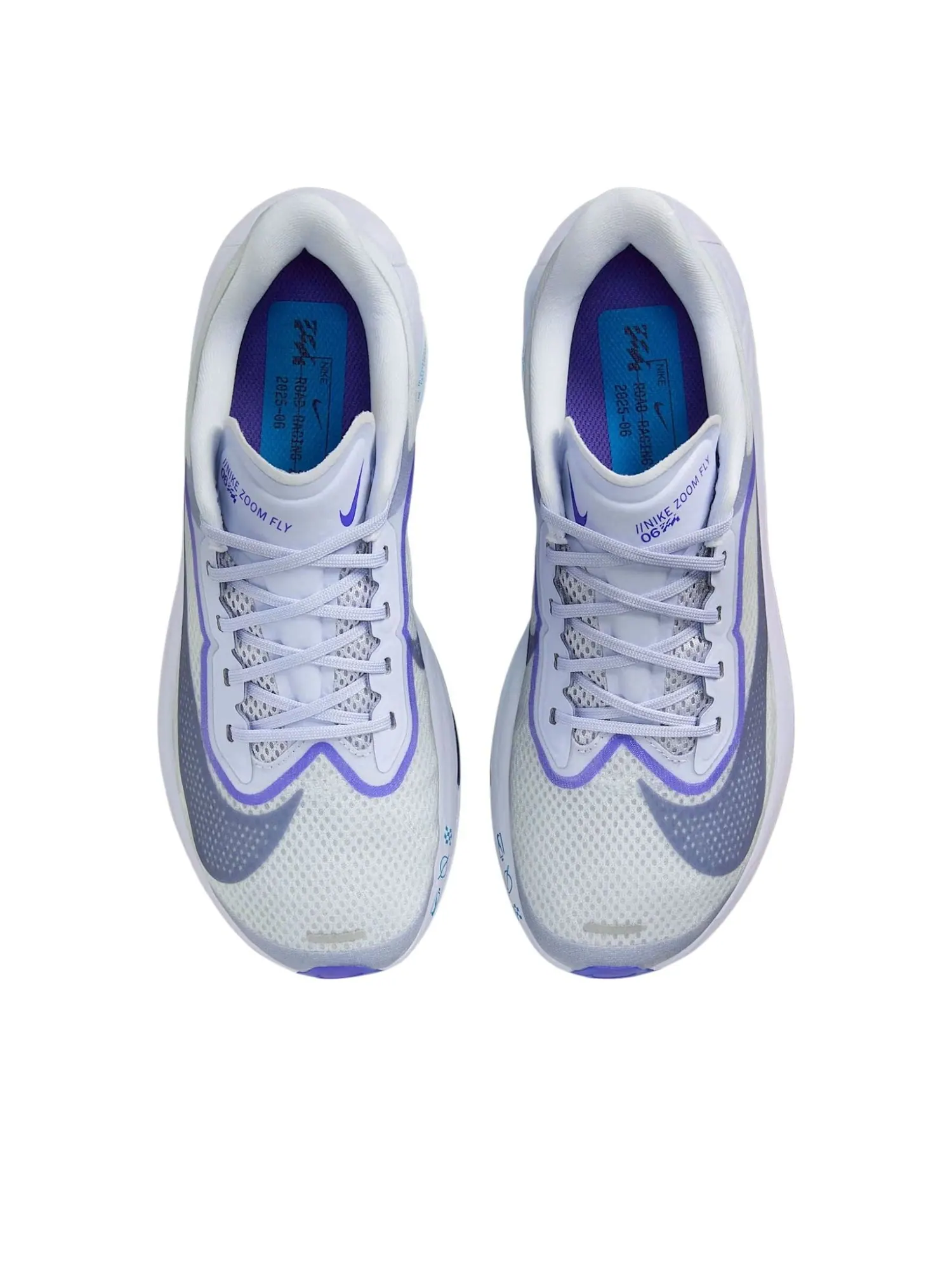 Кроссовки (WMNS) Nike Zoom Fly 6 'Football Grey Blue Lightning' — изображение 2 из 6, фиолетовый