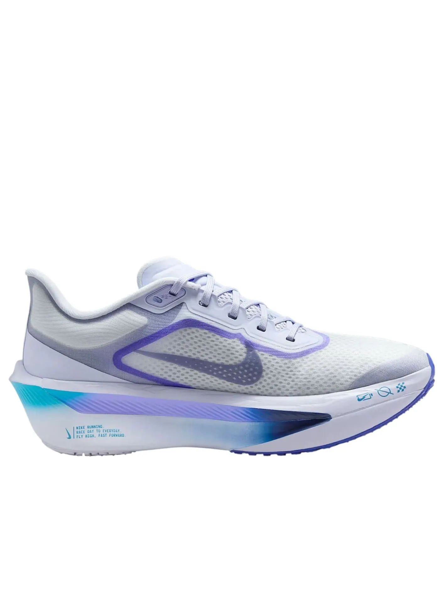 Кроссовки (WMNS) Nike Zoom Fly 6 'Football Grey Blue Lightning' — изображение 6 из 6, фиолетовый