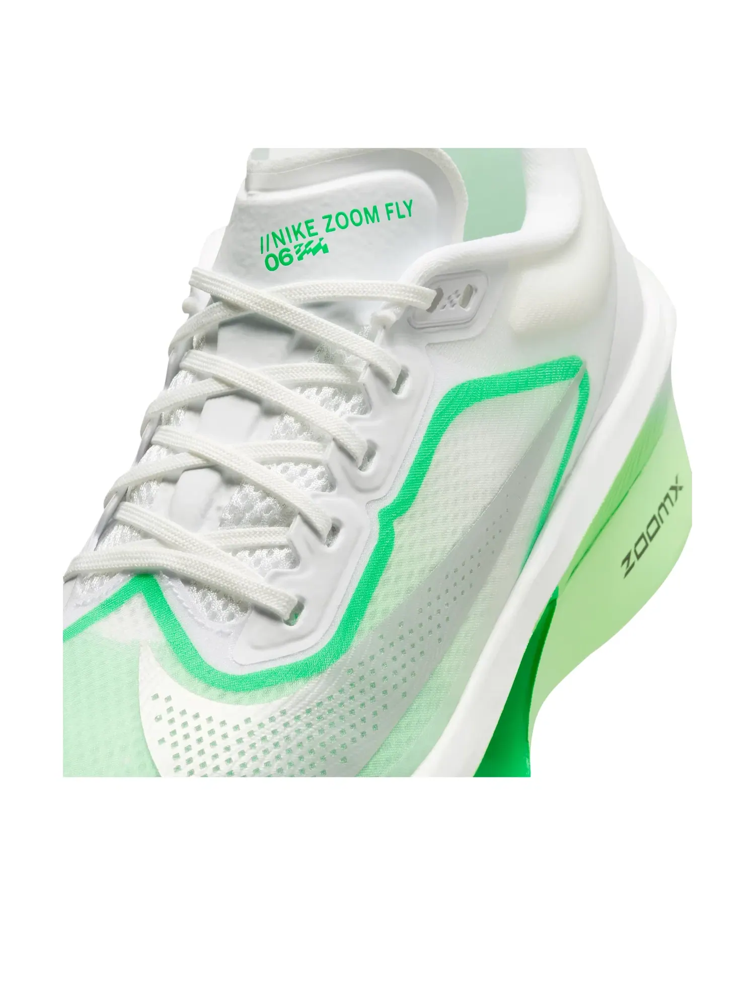 Женские кроссовки для бега с шнуровкой Zoom Fly 6 Nike — изображение 6 из 7, зеленый