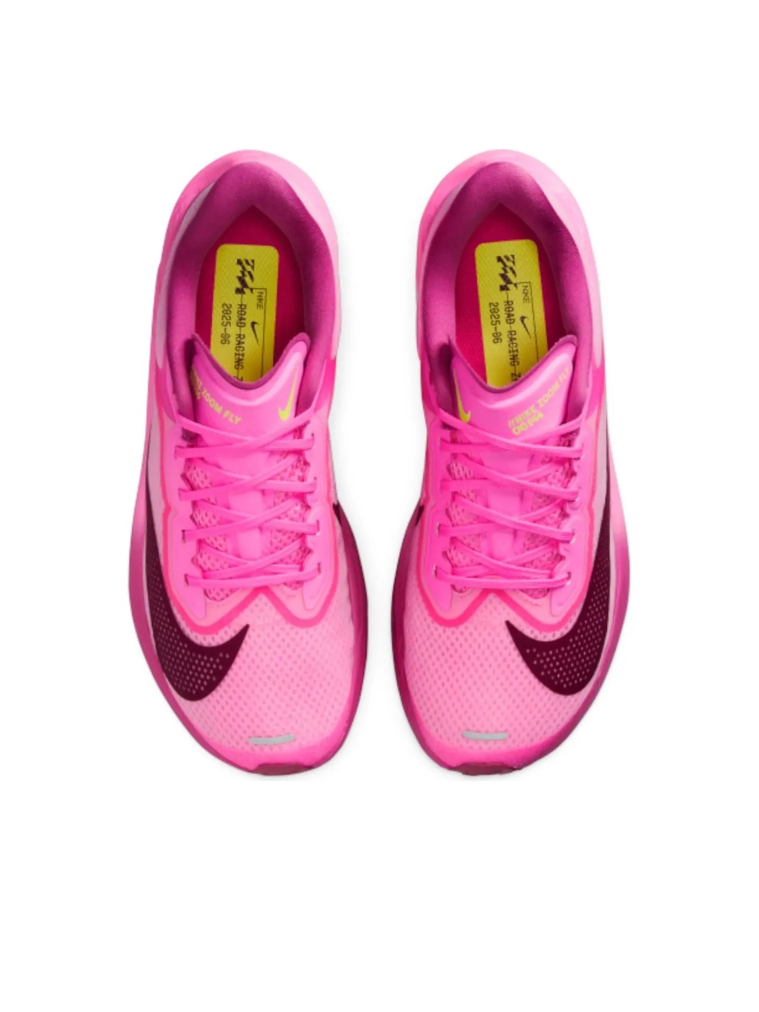 Кроссовки (WMNS) Nike Zoom Fly 6 'Pink Spell Bordeaux Hyper Pink' — изображение 2 из 5, розовый