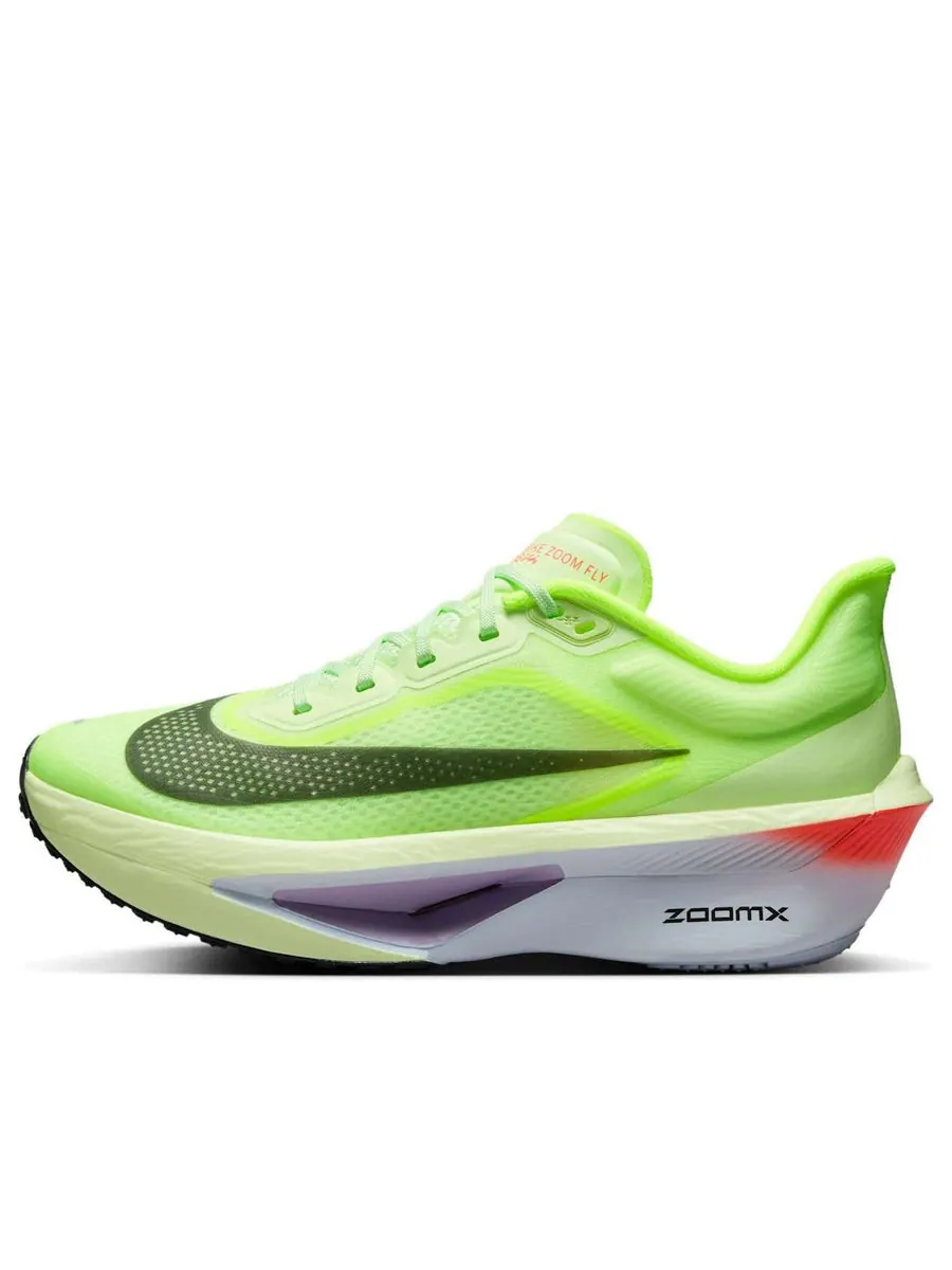 Кроссовки (WMNS) Nike Zoom Fly 6 'Barely Volt Blue Tint Hot Lava' — изображение 1 из 6, зеленый