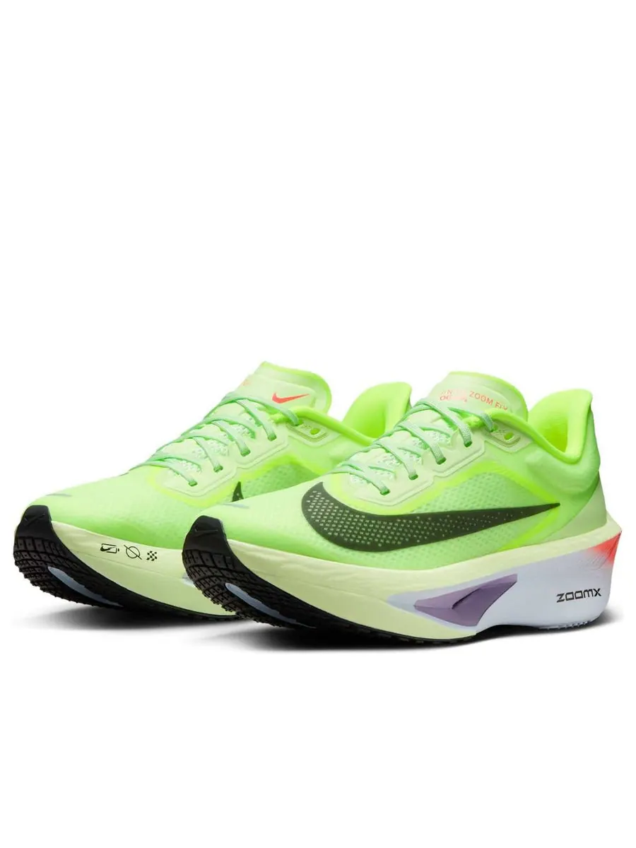 Кроссовки (WMNS) Nike Zoom Fly 6 'Barely Volt Blue Tint Hot Lava' — изображение 3 из 6, зеленый