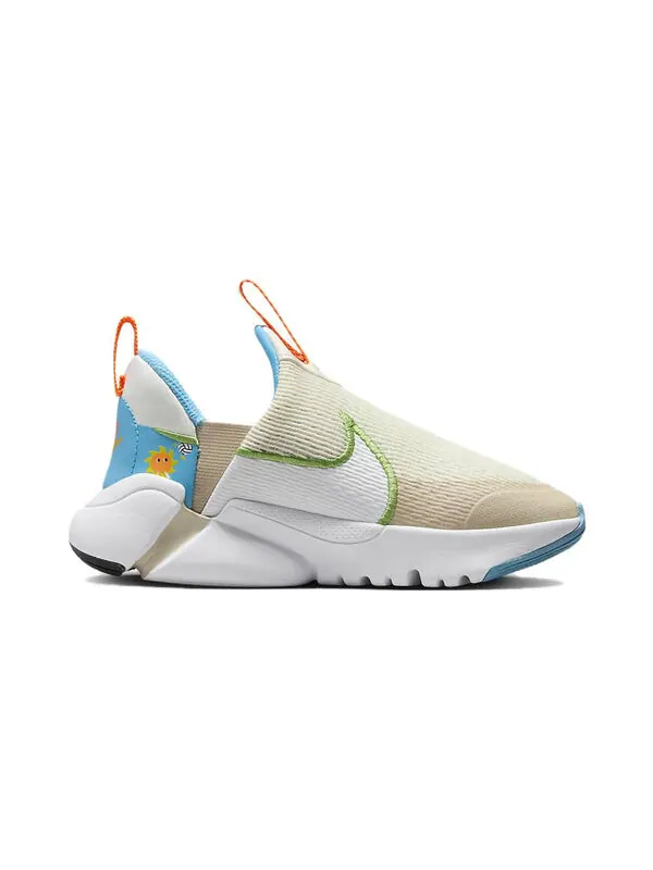 Кроссовки flex plus Nike — изображение 2 из 4, бежевый/зеленый