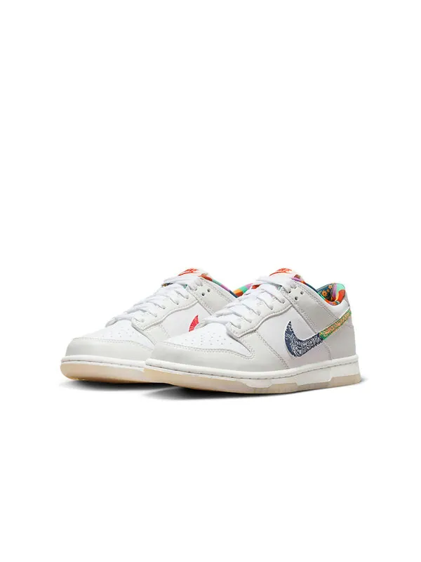 Кроссовки данк лоу Nike — изображение 2 из 4, белый/мульти