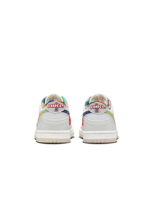 Кроссовки данк лоу Nike — изображение 4 из 4, белый/мульти