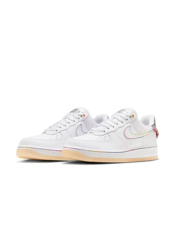 Кроссовки air force 1 низкие Nike — изображение 3 из 4, белый/черный/красный