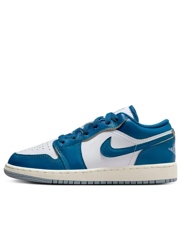 Кроссовки 1 low se Air Jordan — изображение 1 из 4, белый/синий/синий серый