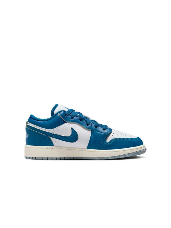 Кроссовки 1 low se Air Jordan — изображение 2 из 4, белый/синий/синий серый