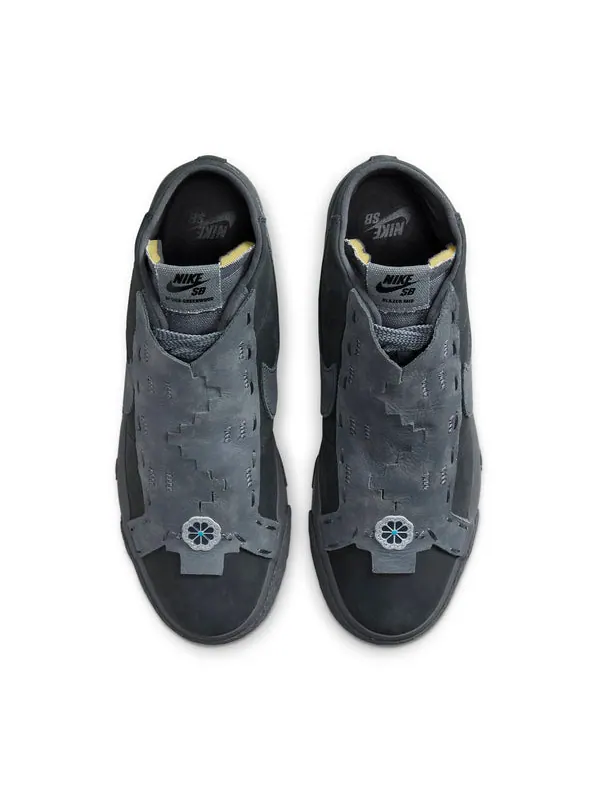 Кроссовки x di'orr greenwood sb blazer mid 'dark smoke grey' Nike — изображение 4 из 4, темный серый