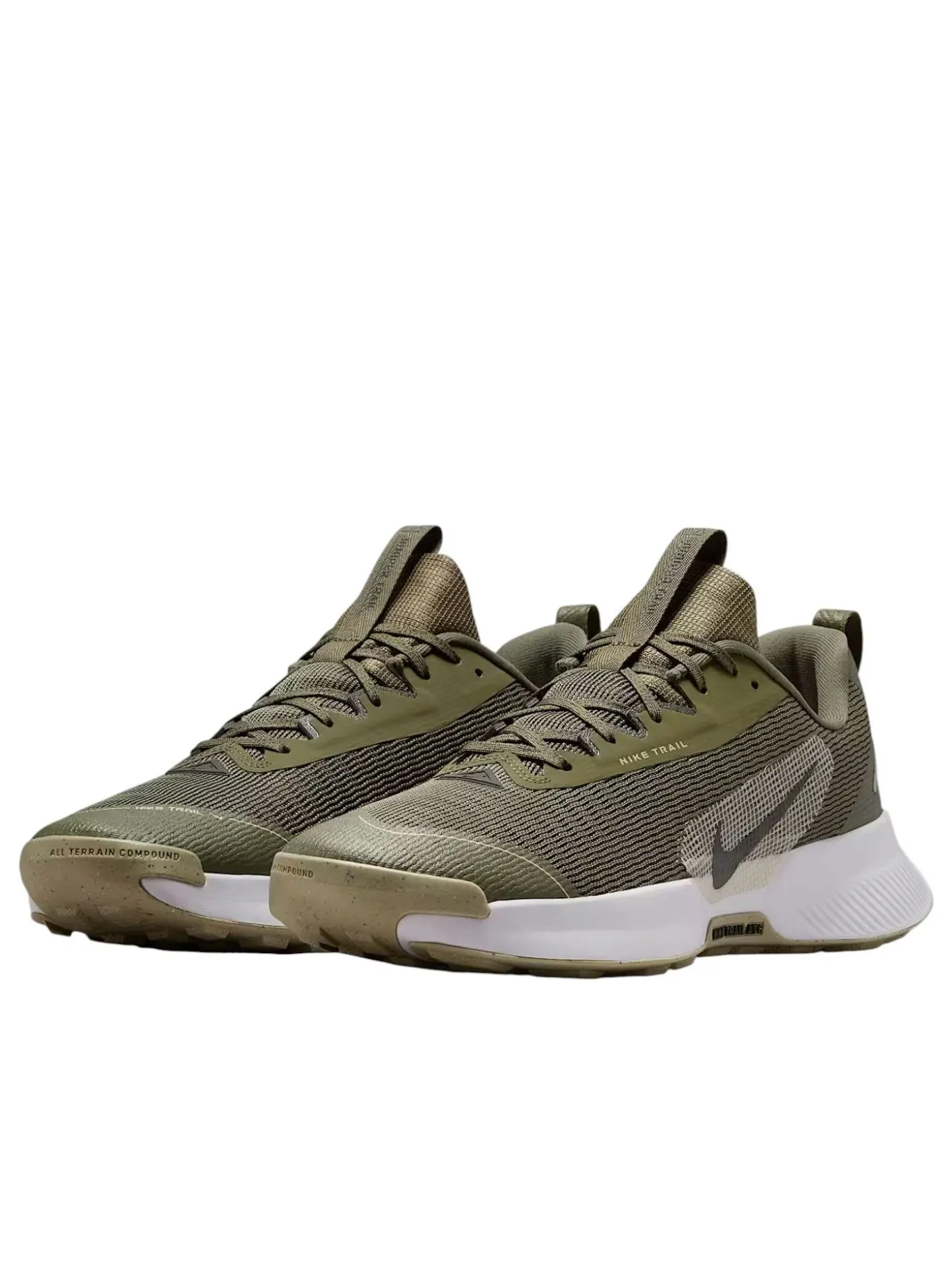 Кроссовки Nike Juniper Trail 3 'Medium Olive' — изображение 3 из 6, оливковый/хаки/белый