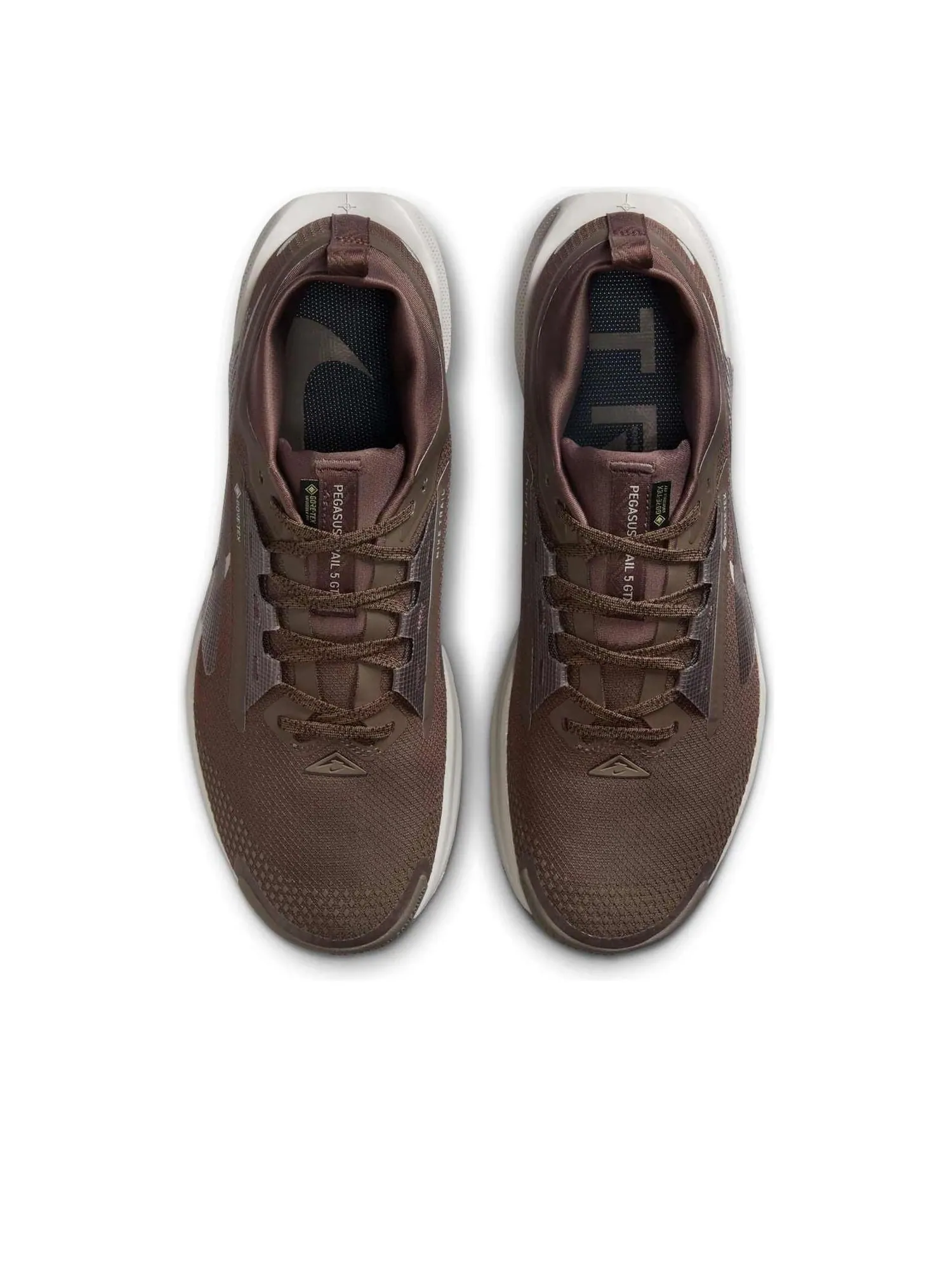 Кроссовки Nike React Pegasus Trail 5 Gore-Tex 'Ironstone Velvet Brown' — изображение 2 из 6, коричневый
