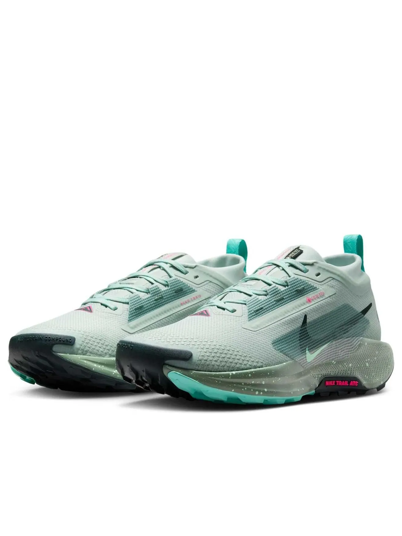 Кроссовки Nike React Pegasus Trail 5 Gore-Tex 'Clay Green Mint Foam' — изображение 3 из 6, зеленый