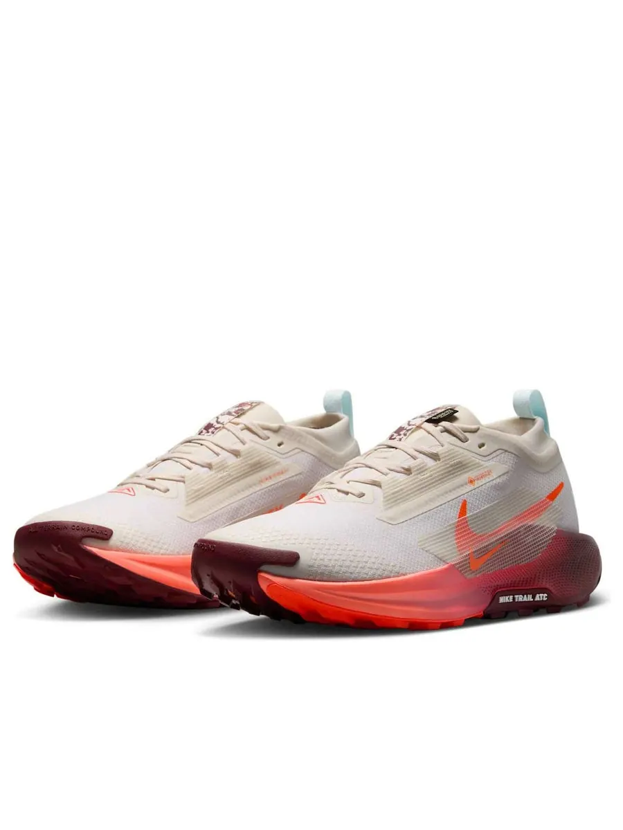 Кроссовки Nike React Pegasus Trail 5 Gore-Tex 'Sail Glacier Blue Dark Team Red Hyper Crimson' — изображение 4 из 6, оранжевый