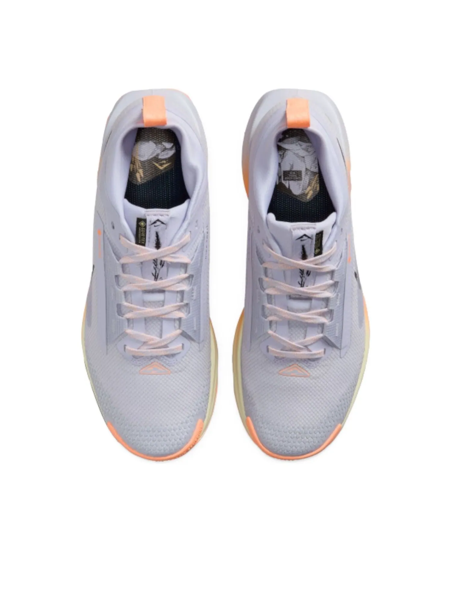 Кроссовки (WMNS) Nike Pegasus Trail 5 Gore-Tex 'Ghost Black Orange Pulse' — изображение 3 из 5, белый