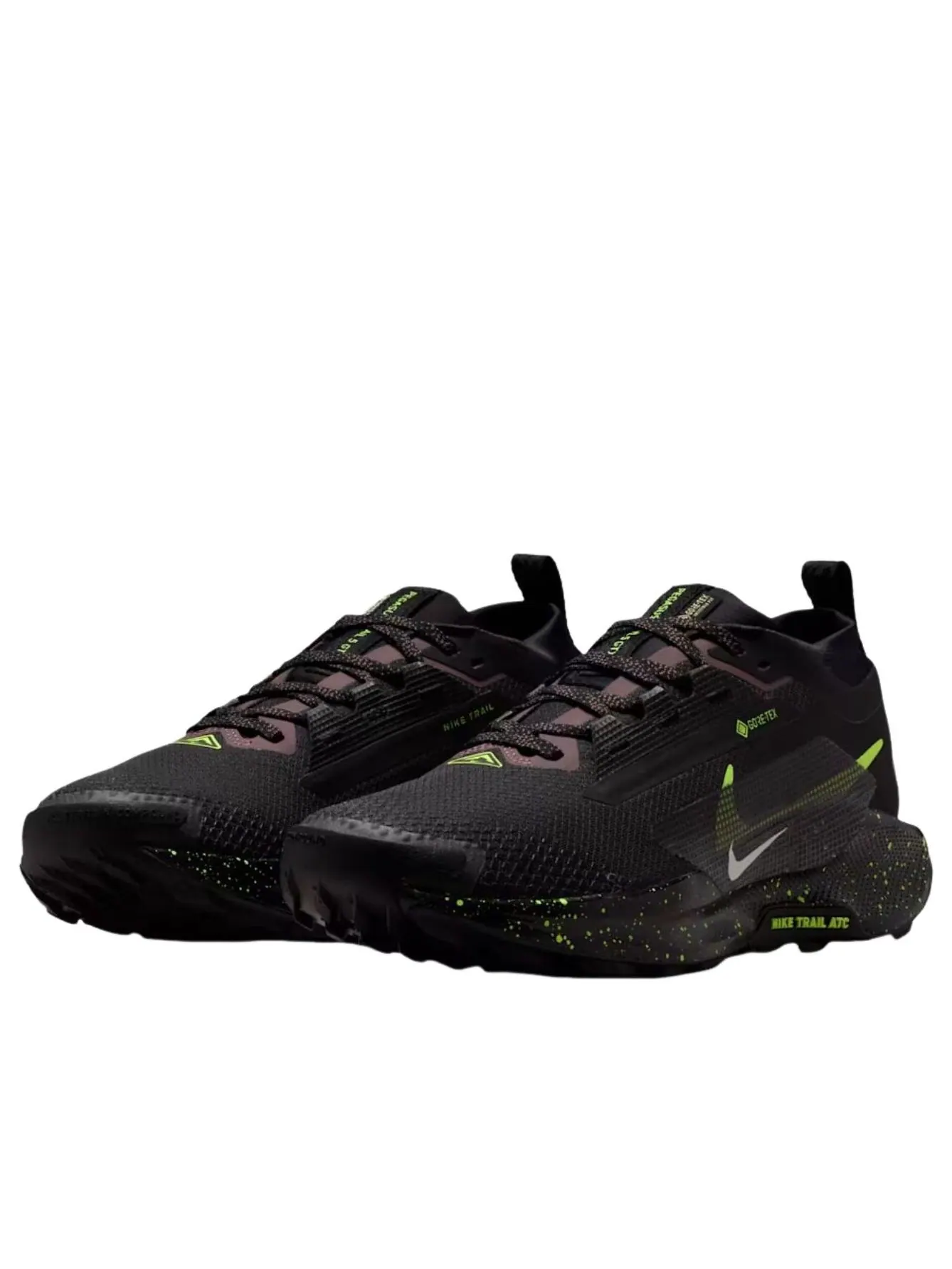 (WMNS) Nike React Pegasus Trail 5 Gore-Tex 'Black Phantom Volt Ice' — изображение 3 из 6, черный