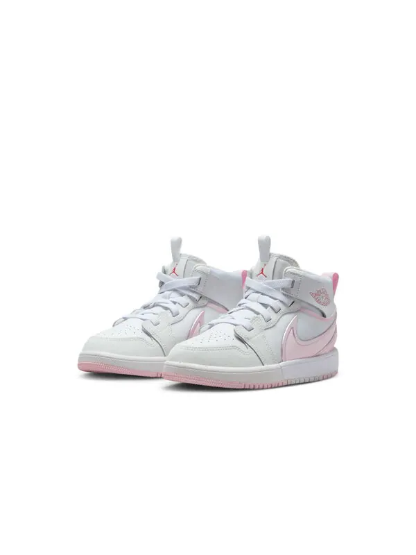 Кроссовки 1 mid rm easyon 'white pink' Air Jordan — изображение 3 из 4, белый/красный/розовый