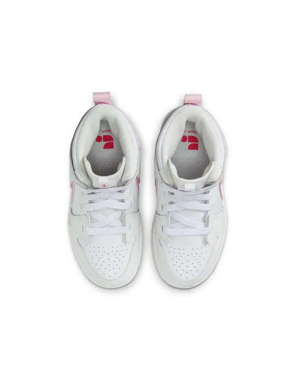 Кроссовки 1 mid rm easyon 'white pink' Air Jordan — изображение 4 из 4, белый/красный/розовый
