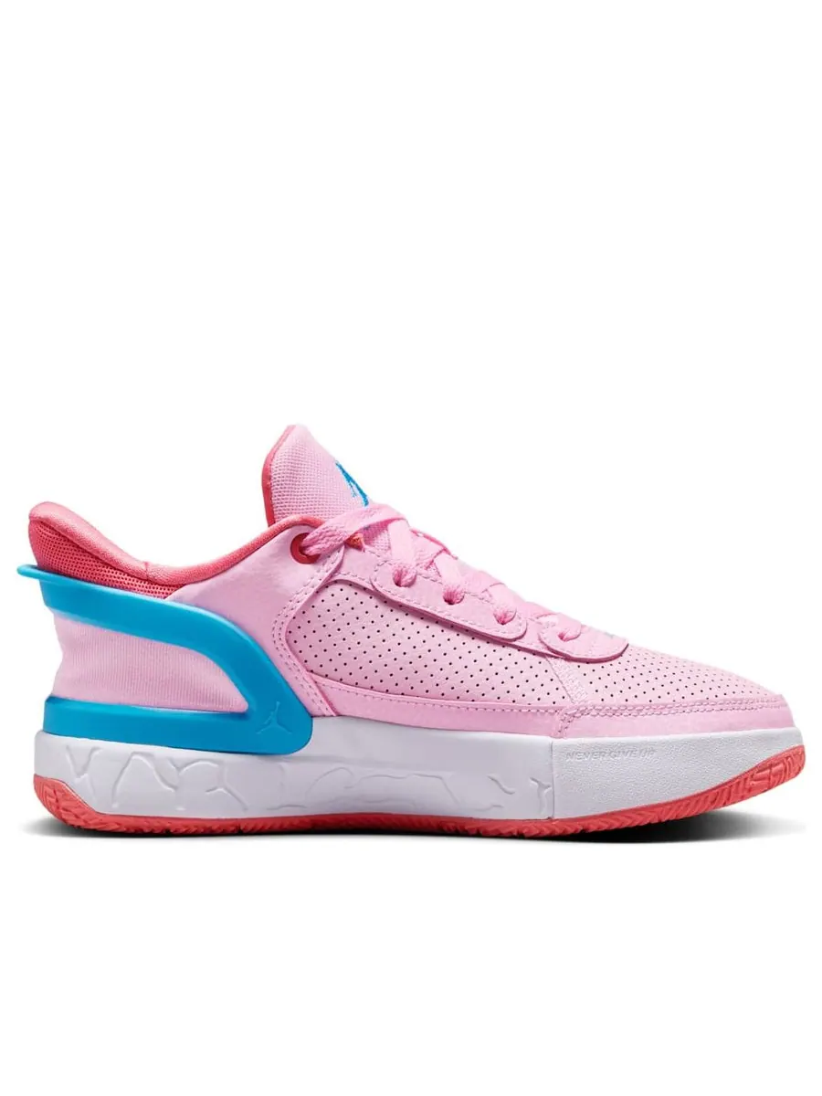 Кроссовки (GS) Air Jordan Day1 EO 'Pink Foam Blue Lightning' — изображение 2 из 6, розовый